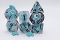 Blue Poison Frog RPG Dice Set - 