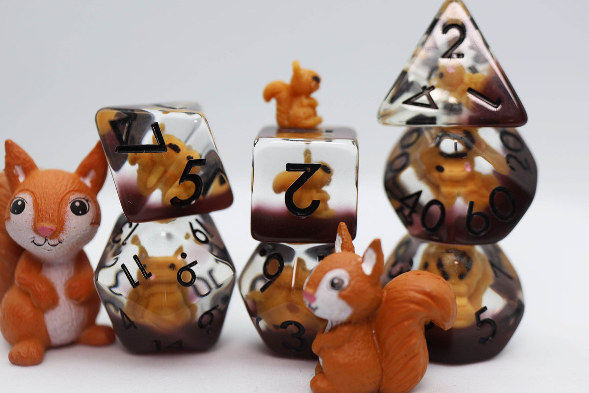 Squirrel RPG Dice Set - 