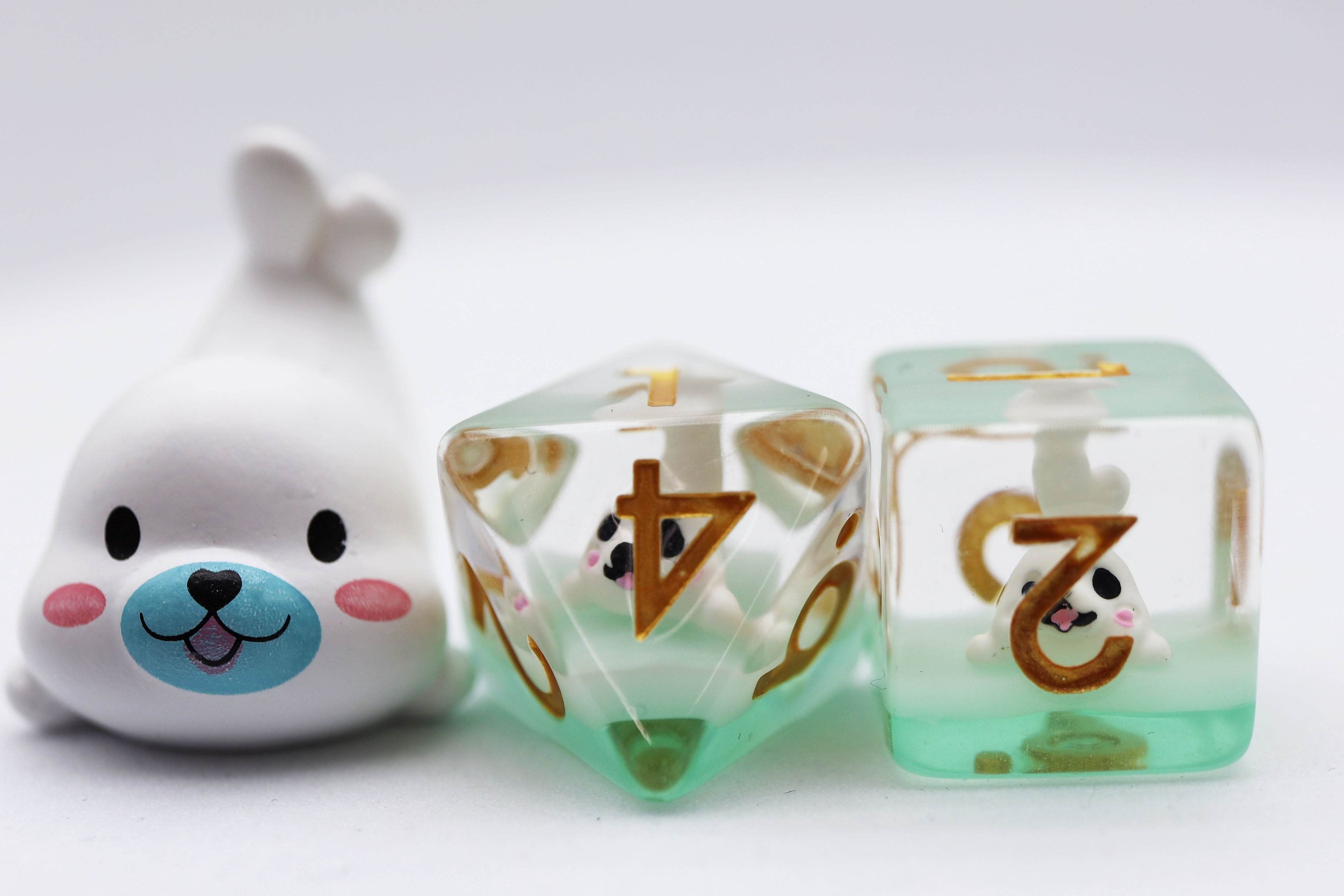 White Seal RPG Dice Set - 