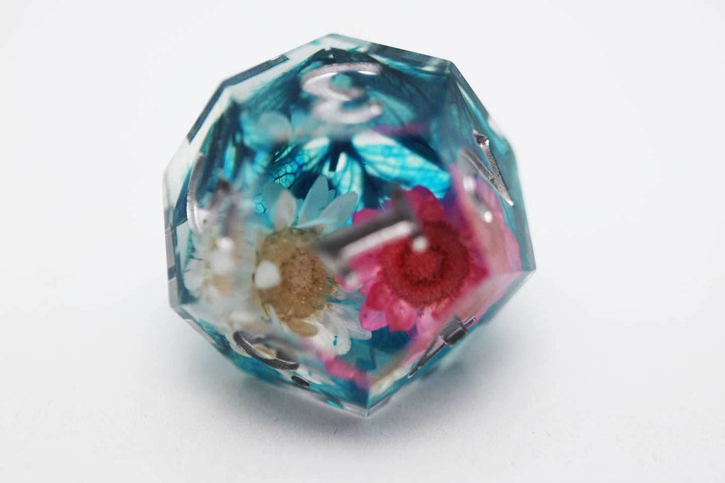 Sharp Edge Resin RPG Dice Set - Wildflower Bouquet - 