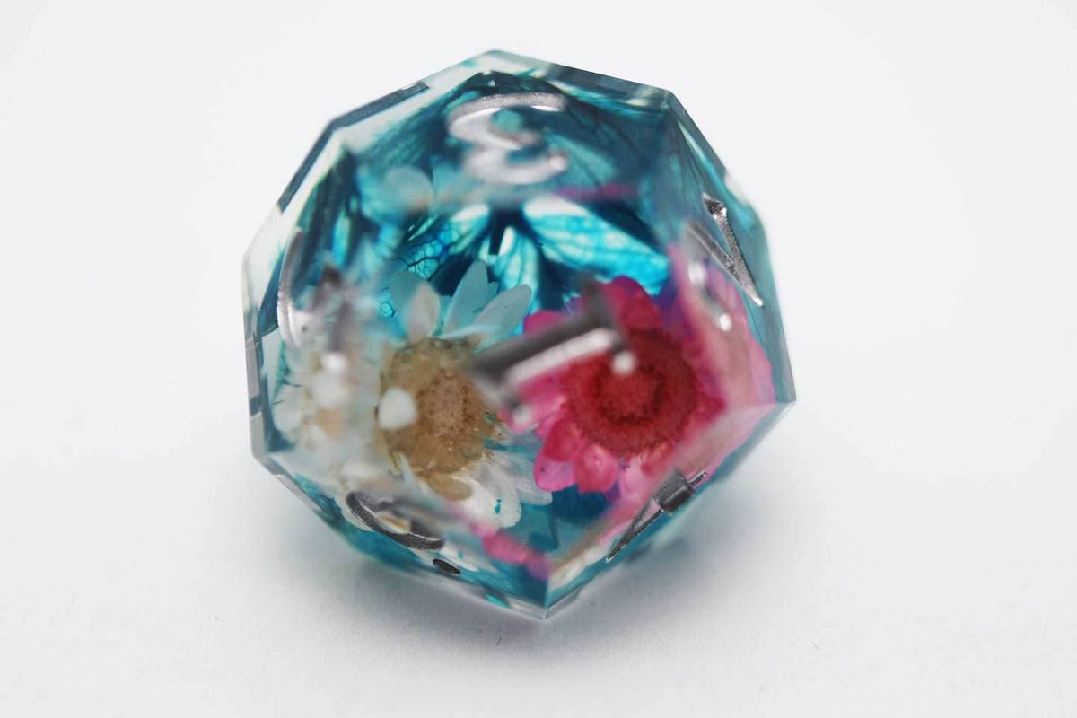 Sharp Edge Resin RPG Dice Set - Wildflower Bouquet - 