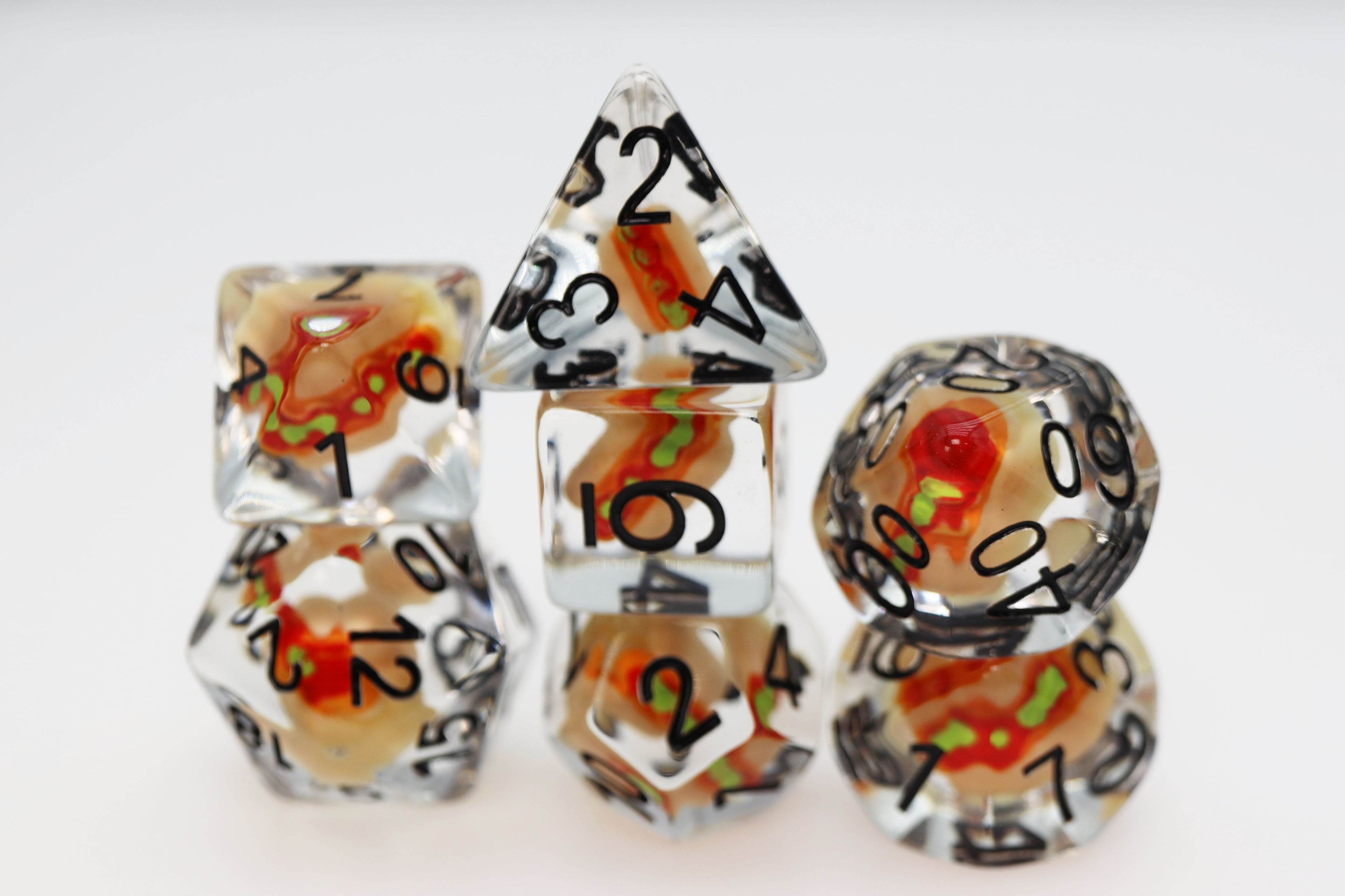 Hot Dog RPG Dice Set - 
