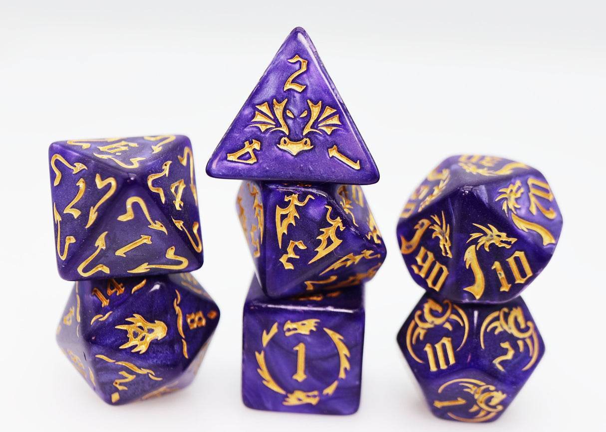 Drake's Flight: Enchanting RPG Dice Set - 