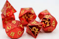 Ruby Quarry - Metal RPG Dice Set - 