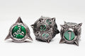 Meteor Storm: Hunter's Moon - Metal RPG Dice Set - 