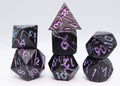 Purple Lightning - Metal RPG Dice Set - 
