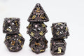 Trees of Virtue: Tree of Vigilance - Hollow Metal RPG Dice Set - 