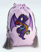 Foam Brain Games Dice Bag - Purple Dragon