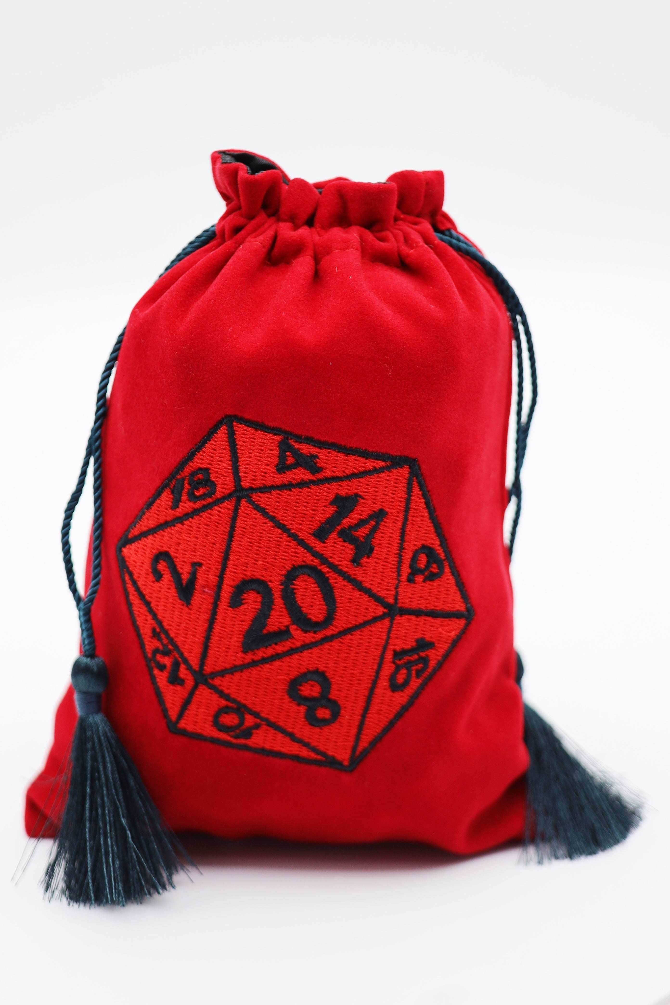 Foam Brain Games Dice Bag - Red D20