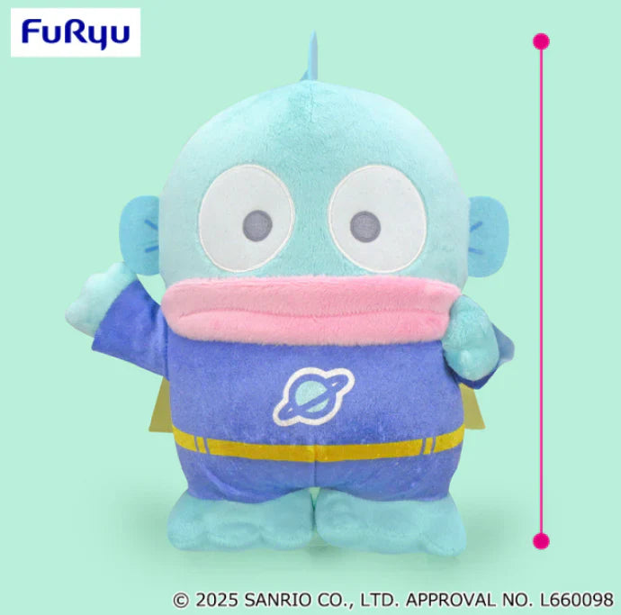Sanrio Hangyodon Anniversary Hero Costume Plush 13.8" - Limited Edition Big Plush Toy