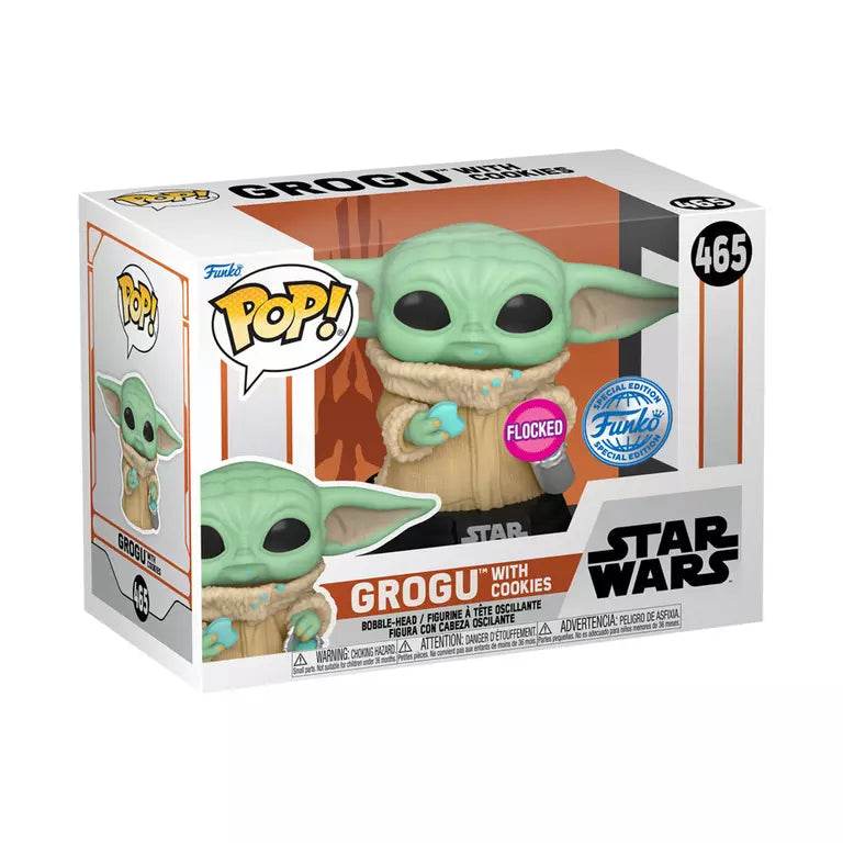 Funko Pop! & Tee Star Wars: The Mandalorian - Grogu with Cookie and Unisex T-Shirt Exclusive - S