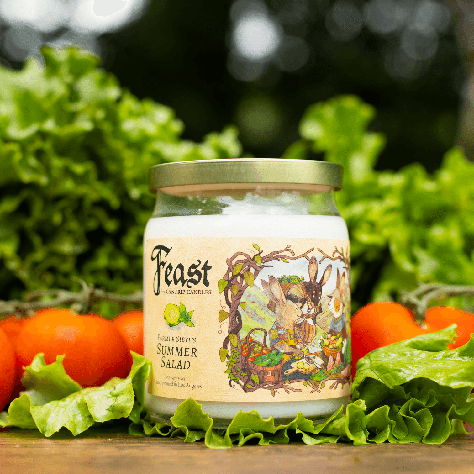 Feast by Cantrip Candles (9 oz) - Farmer Sibyl's Summer Salad