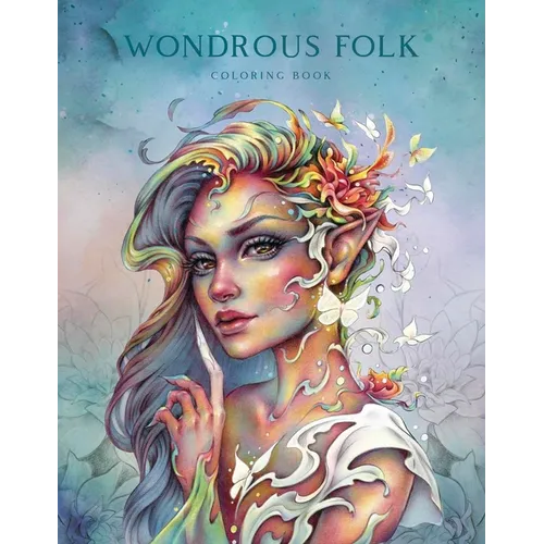 Wondrous Folk Coloring Book