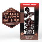 D&D Adventure Dice Set - Fighter Edition | Red 17pc Collection - 