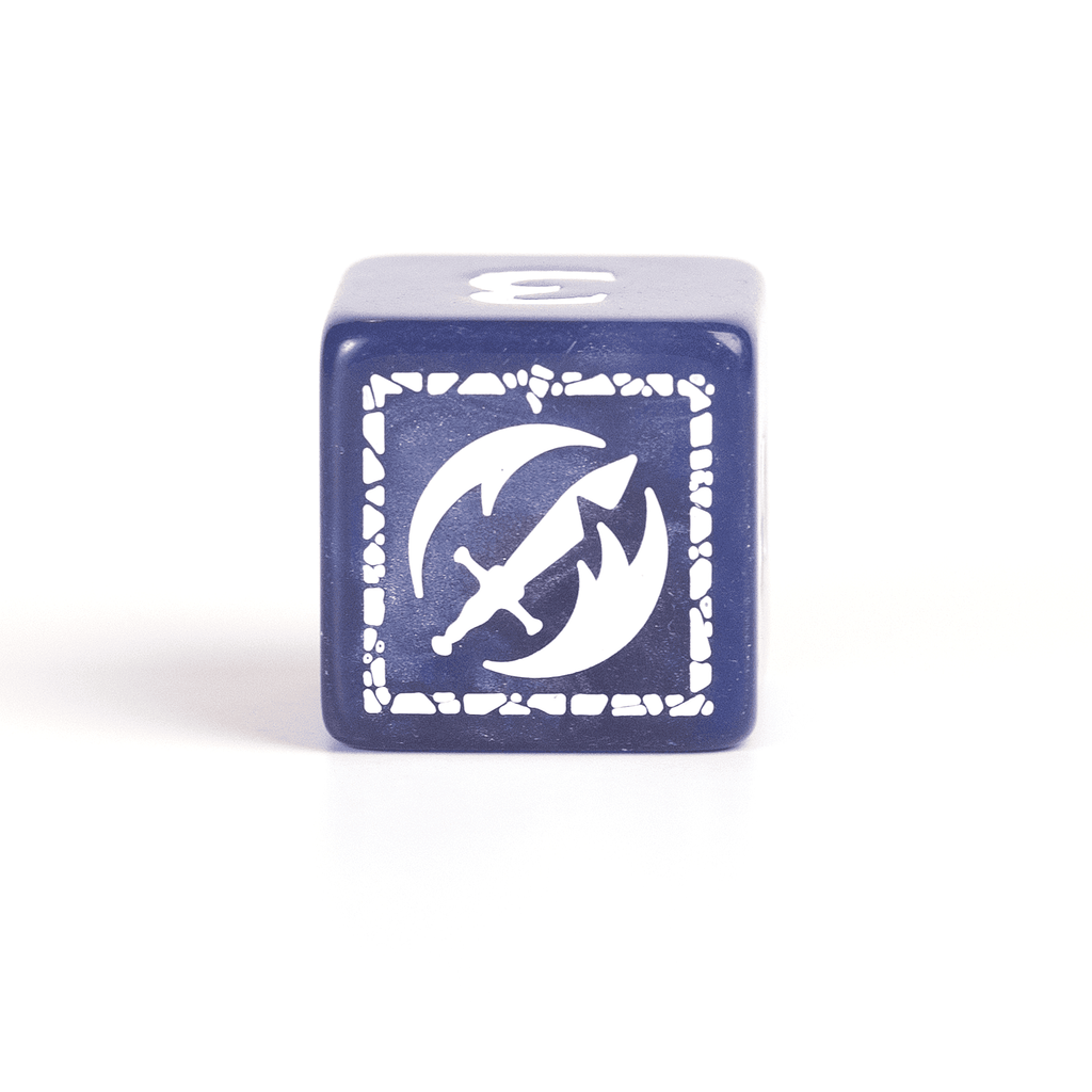 D&D Adventure Dice Set - Fighter Edition | Blue 17pc Collection - 