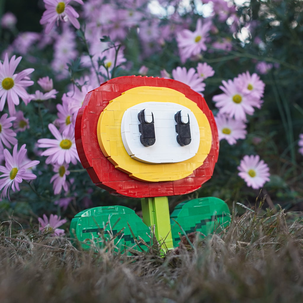 Life-Sized Fire Flower
