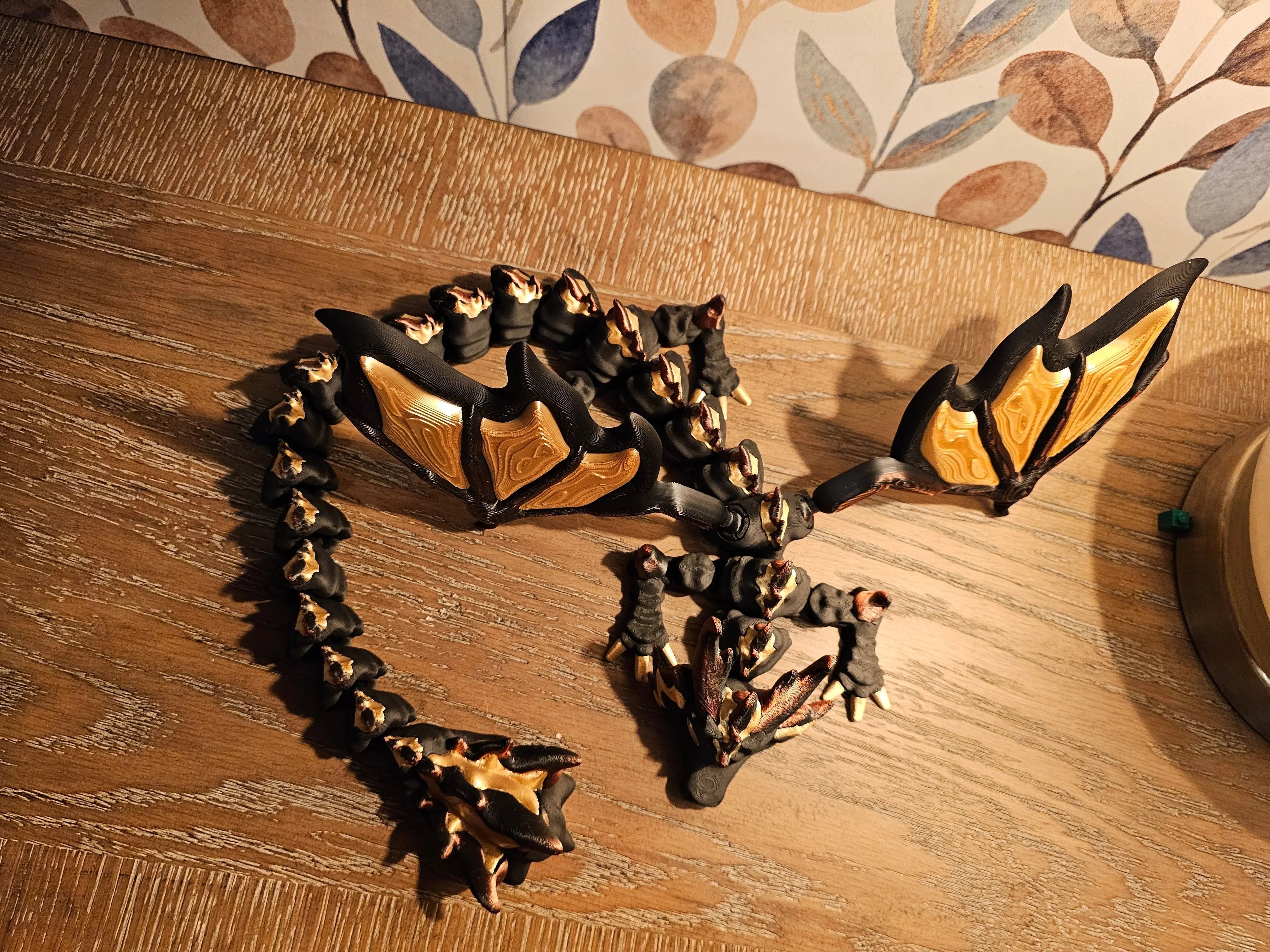 FireStorm Dragon with Wings – Articulated 3D Printed Dragon by Saber 3D