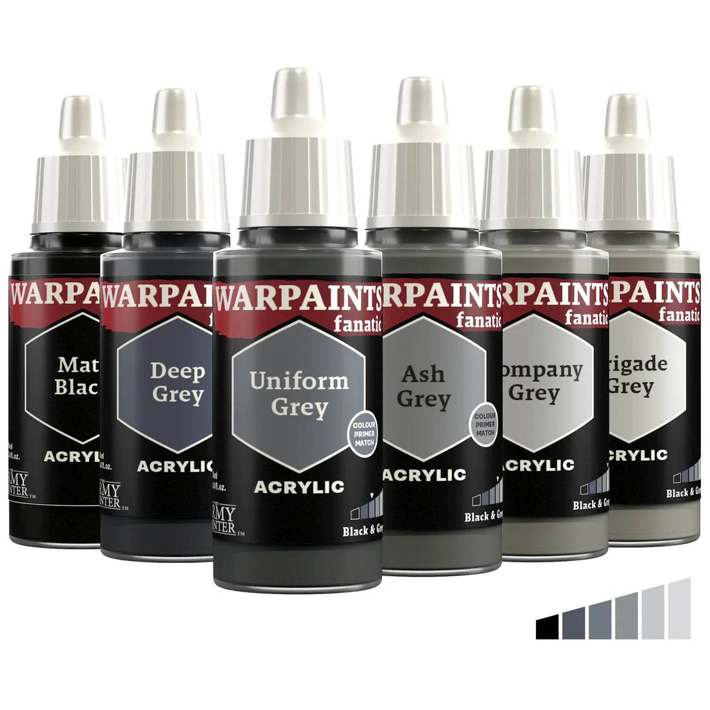 The Army Painter Warpaints Fanatic Flexible Triad Bundle - Black & Greys