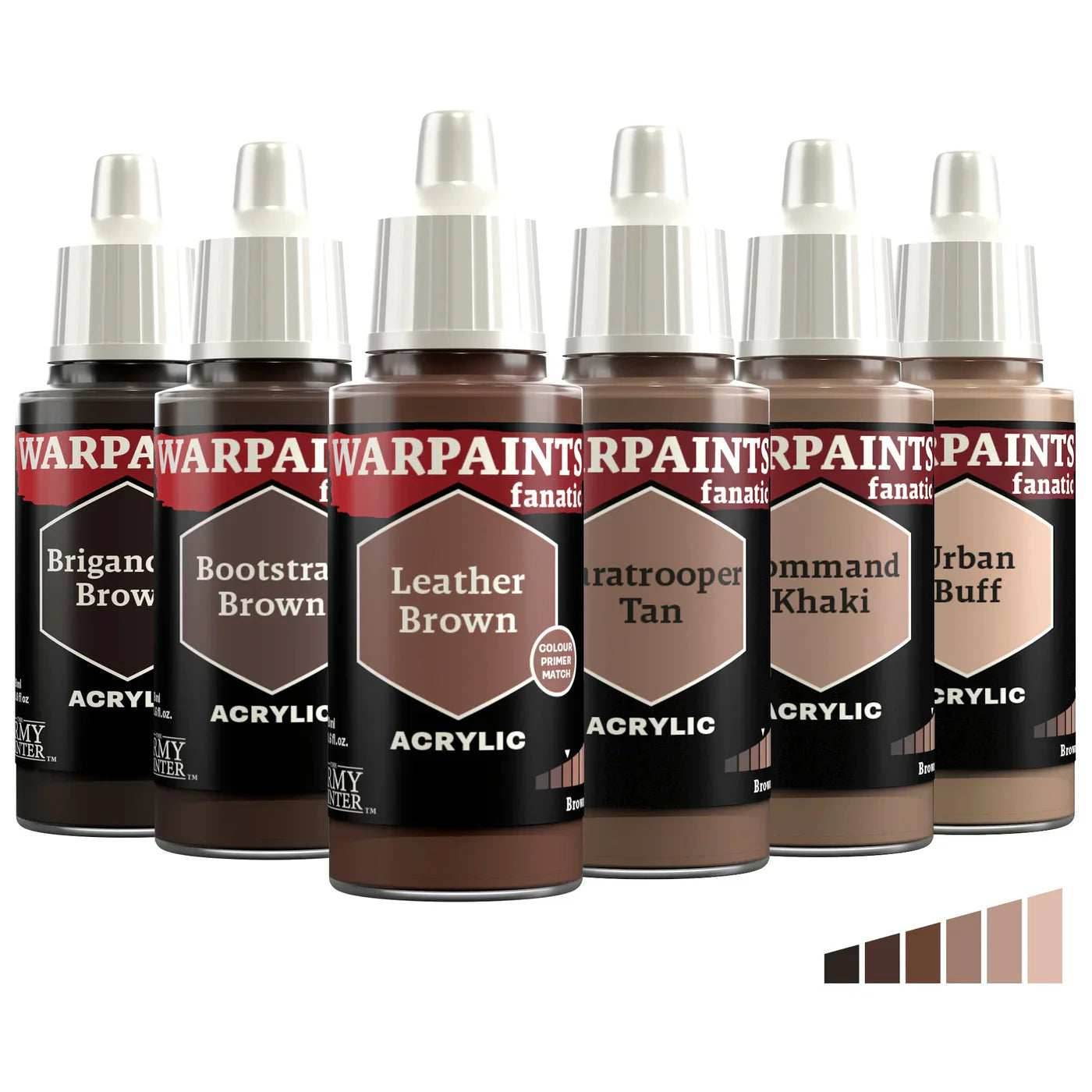 The Army Painter Warpaints Fanatic Flexible Triad Bundle - Browns