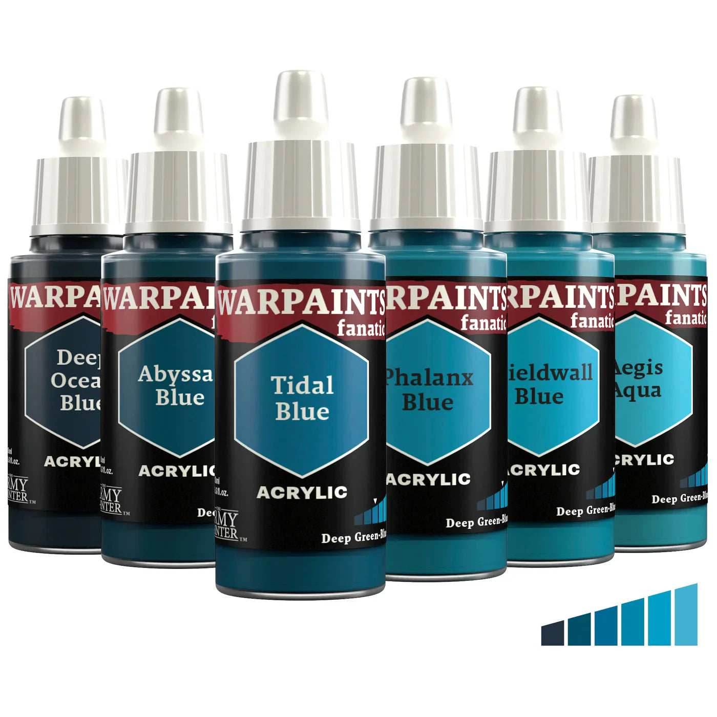 The Army Painter Warpaints Fanatic Flexible Triad Bundle - Deep Green-Blues
