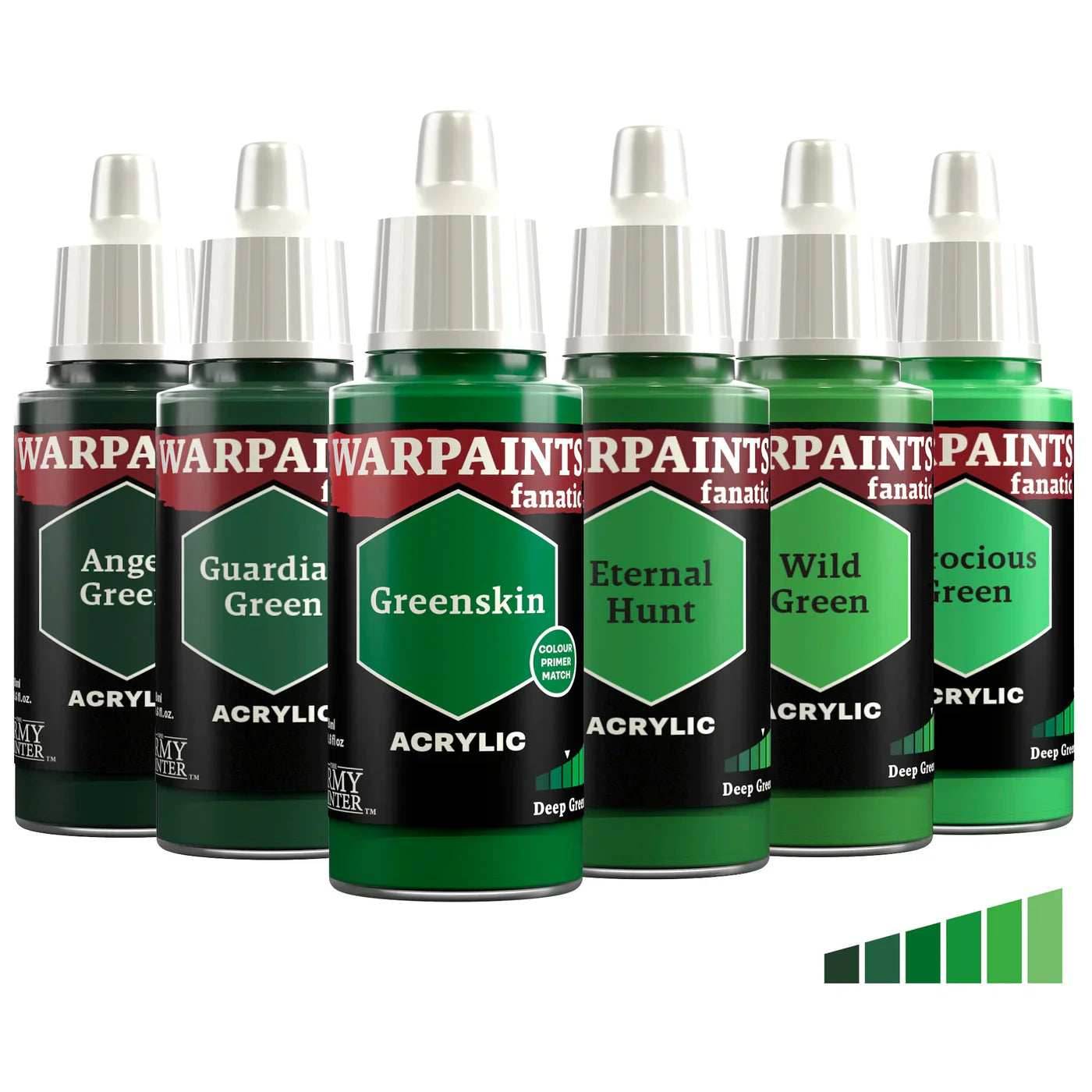 The Army Painter Warpaints Fanatic Flexible Triad Bundle - Deep Greens