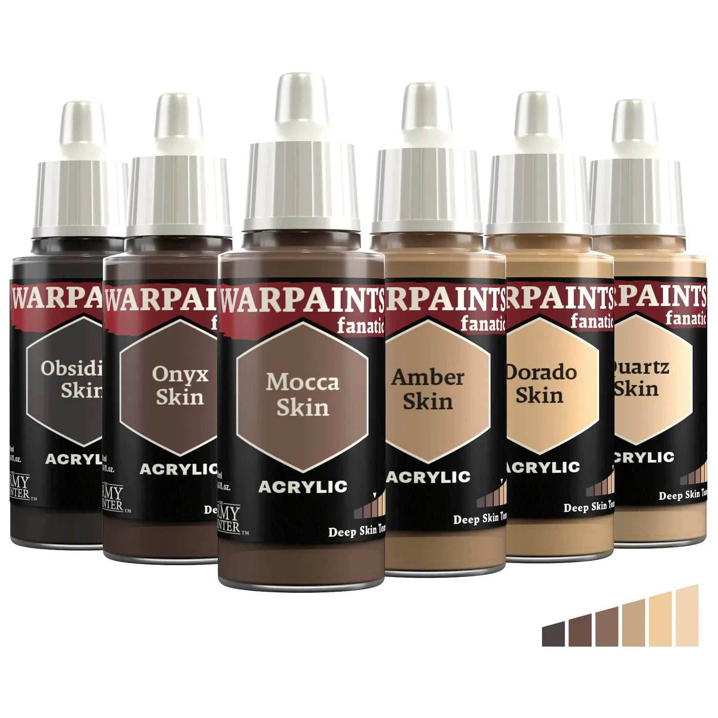 The Army Painter Warpaints Fanatic Flexible Triad Bundle - Deep Skin Tones