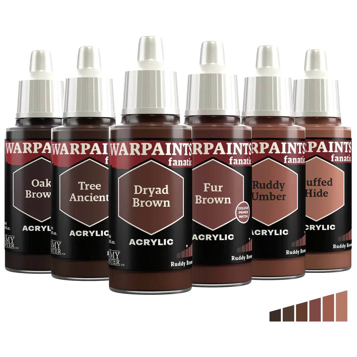 The Army Painter Warpaints Fanatic Flexible Triad Bundle - Ruddy Browns