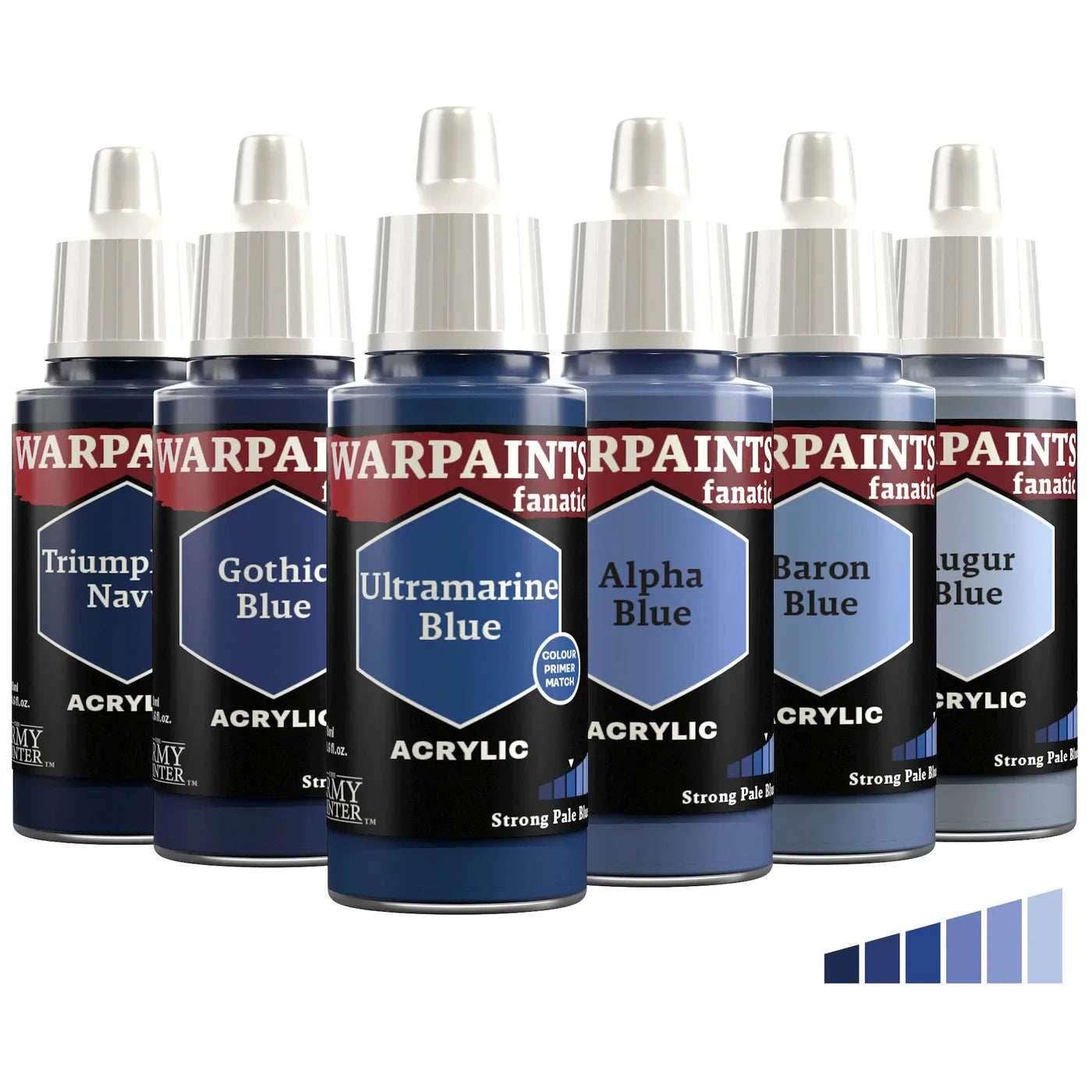 The Army Painter Warpaints Fanatic Flexible Triad Bundle - Strong Pale Blues