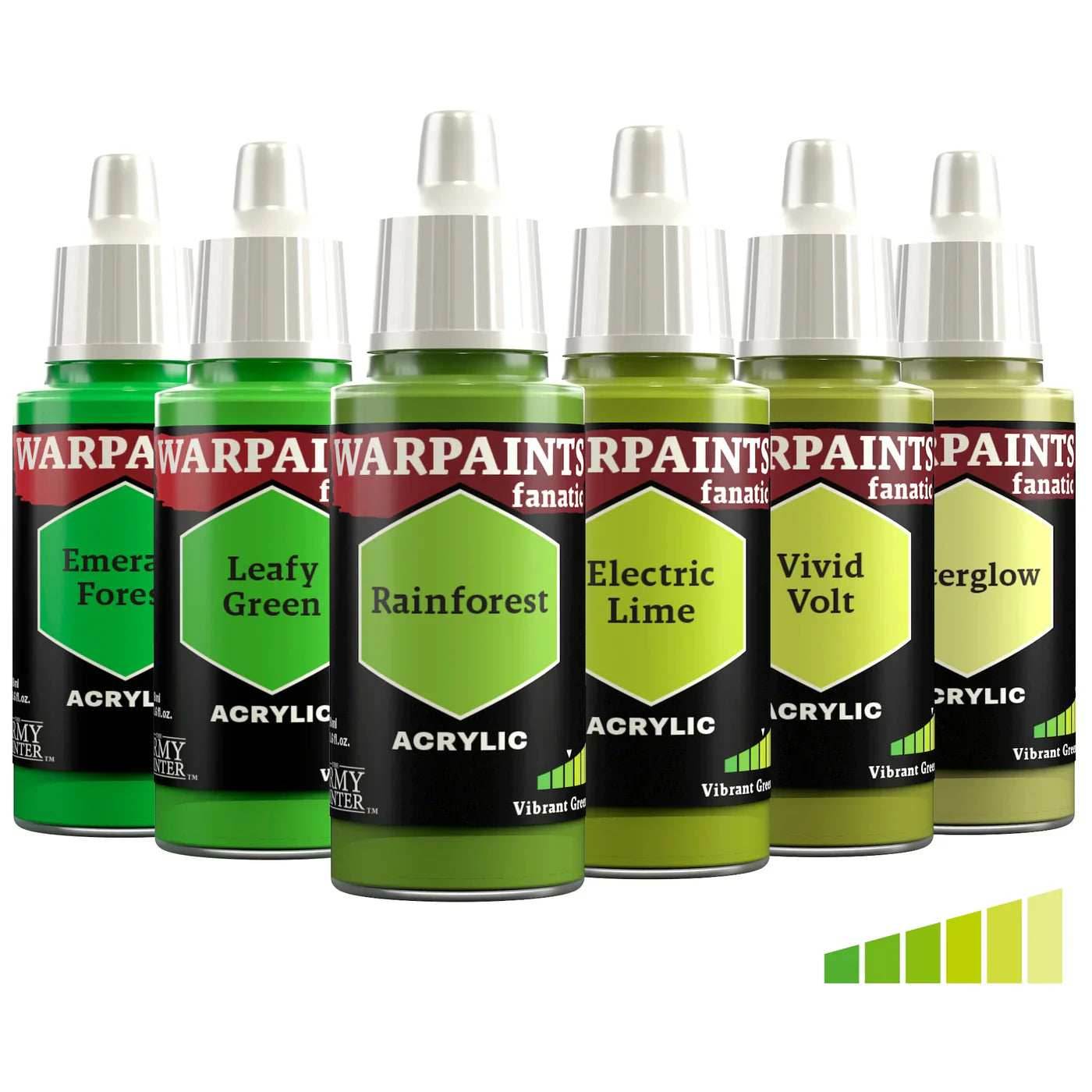 The Army Painter Warpaints Fanatic Flexible Triad Bundle - Vibrant Greens
