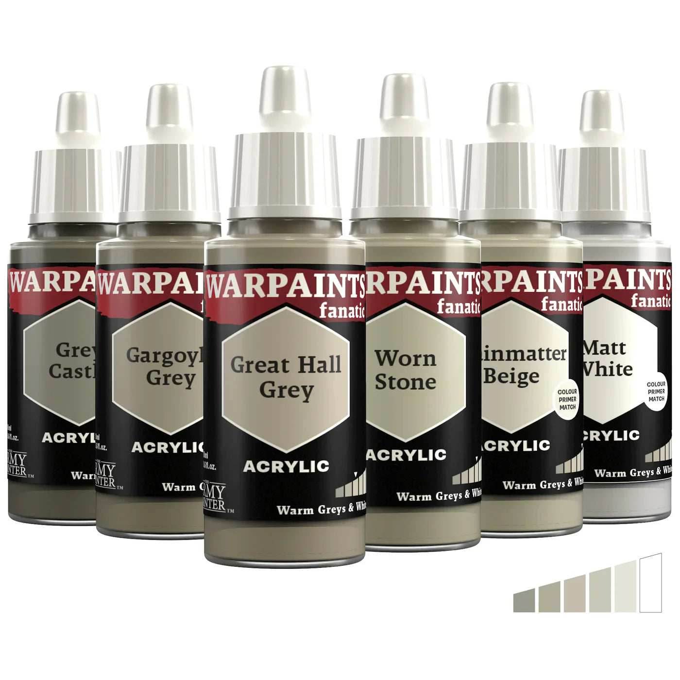 The Army Painter Warpaints Fanatic Flexible Triad Bundle - Warm Greys & Whites