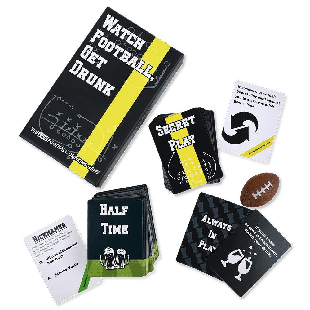 WATCH FOOTBALL, GET DRUNK - The Live Football Drinking Game - 