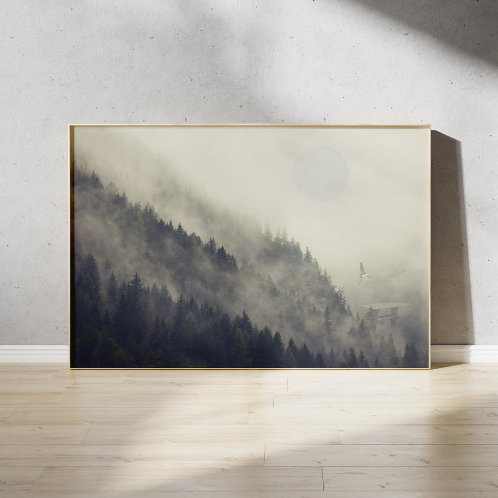 Endor Forest Moon Star Wars Art Print
