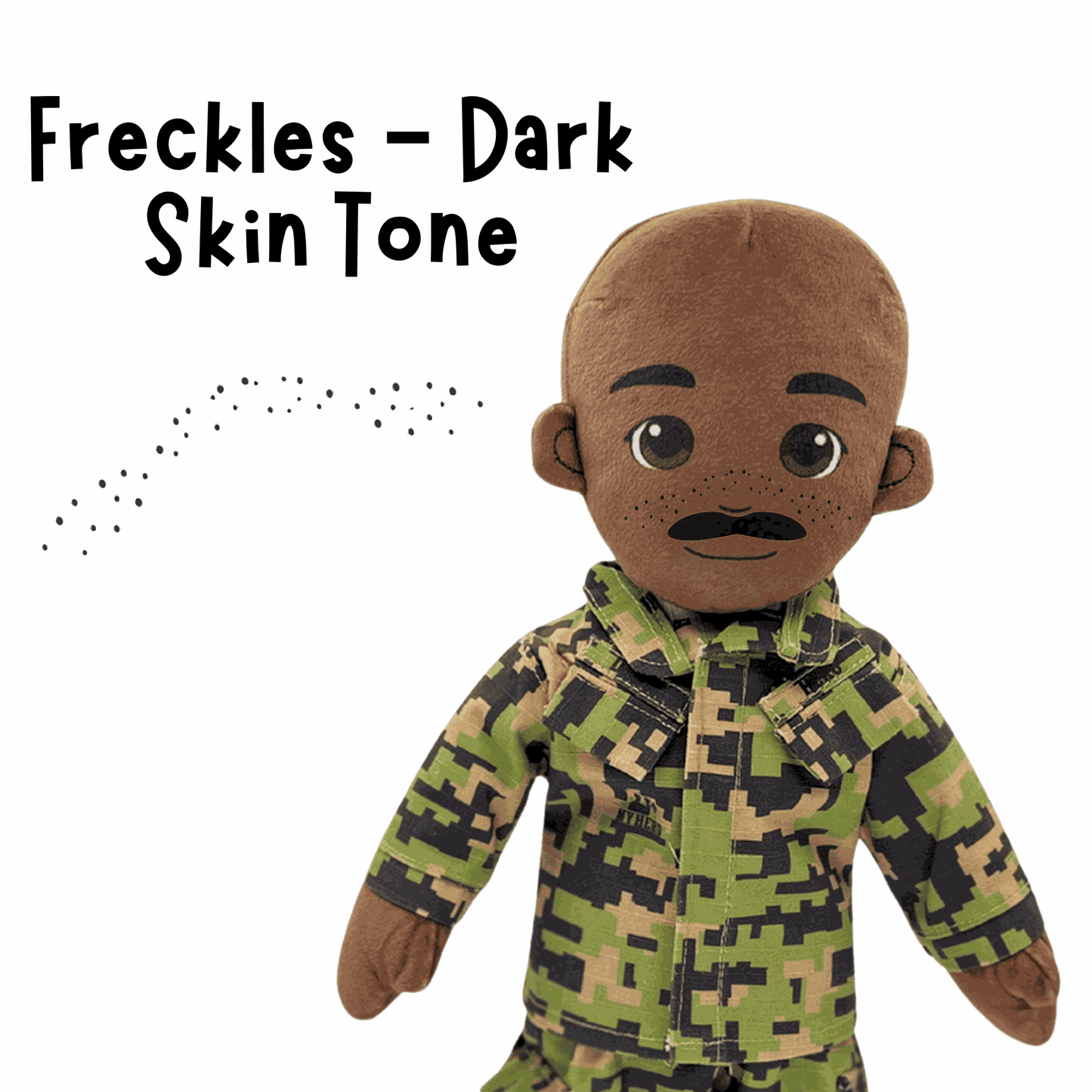 Custom Plush Doll - Add Mustache, Freckles, Glasses, and More | DIY Friendly