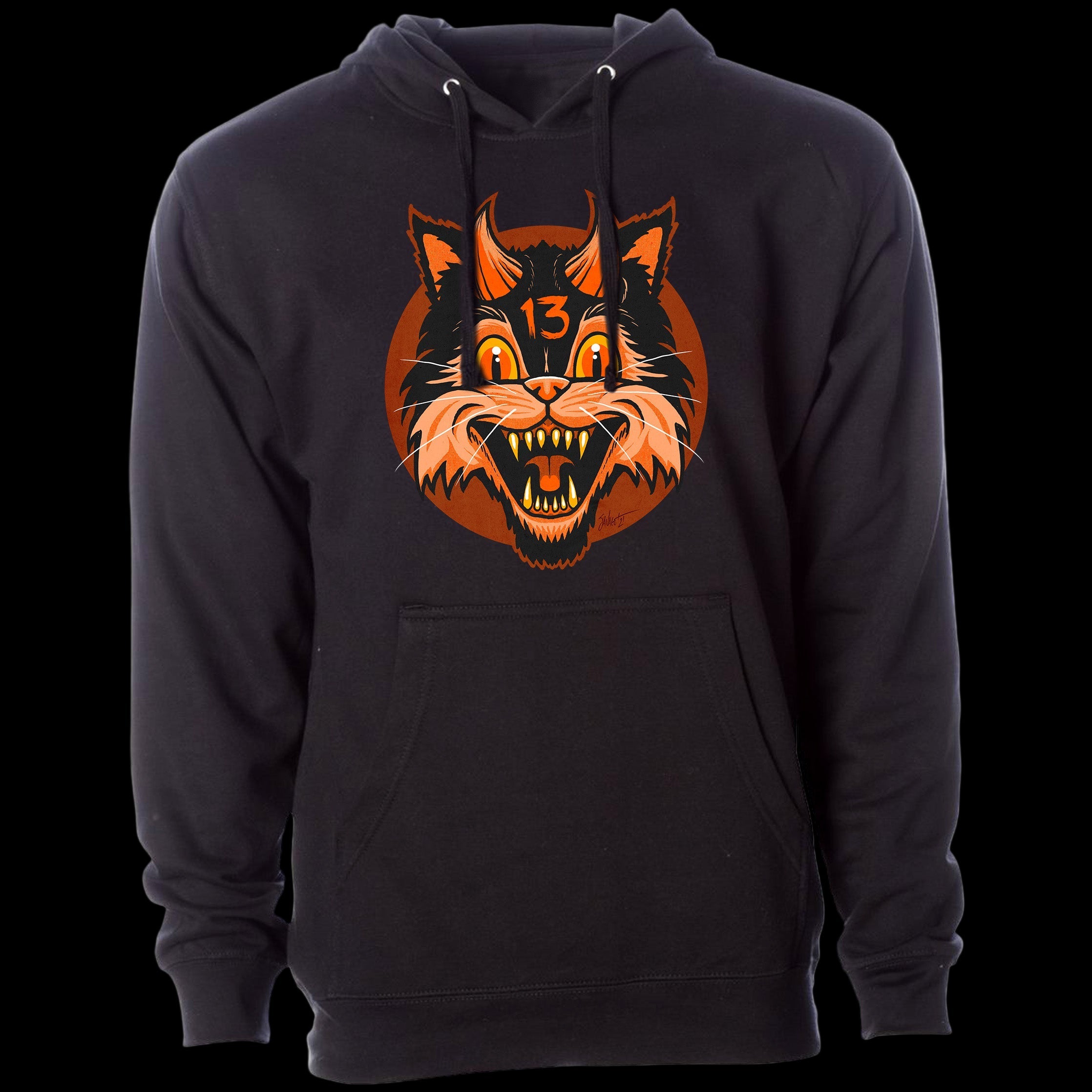 Bad Luck Cat Unisex Hoodie