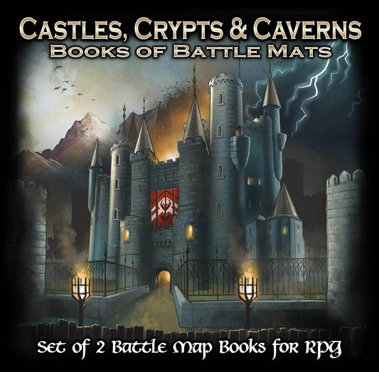 Book of Battle Mats: Castles, Crypts & Caverns - 