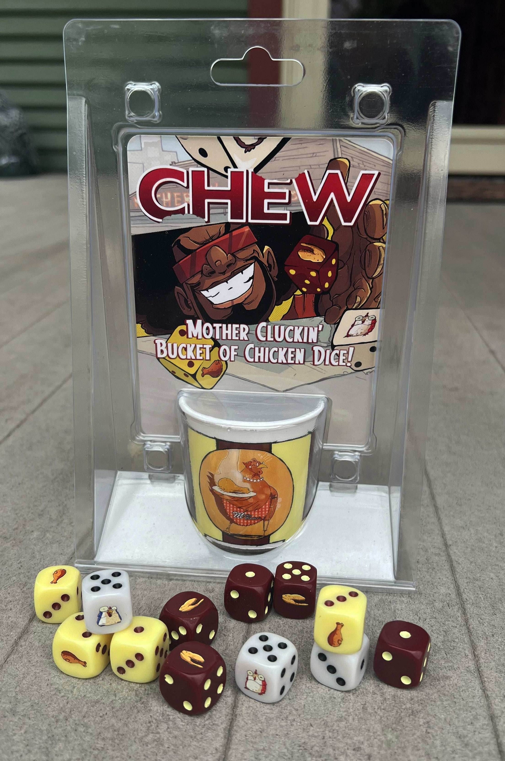 CHEW: Mother Cluckin' Bucket of Chicken Dice (RPG Supplement) - 