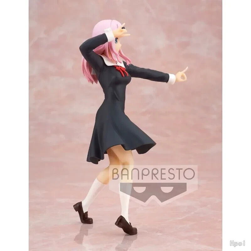 Fujiwara Chika Figure, Shinomiya Kaguya Love Is War Anime PVC Figurine 7in