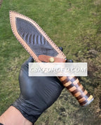 12.0” Frank Nitti Mini Damascus Sword