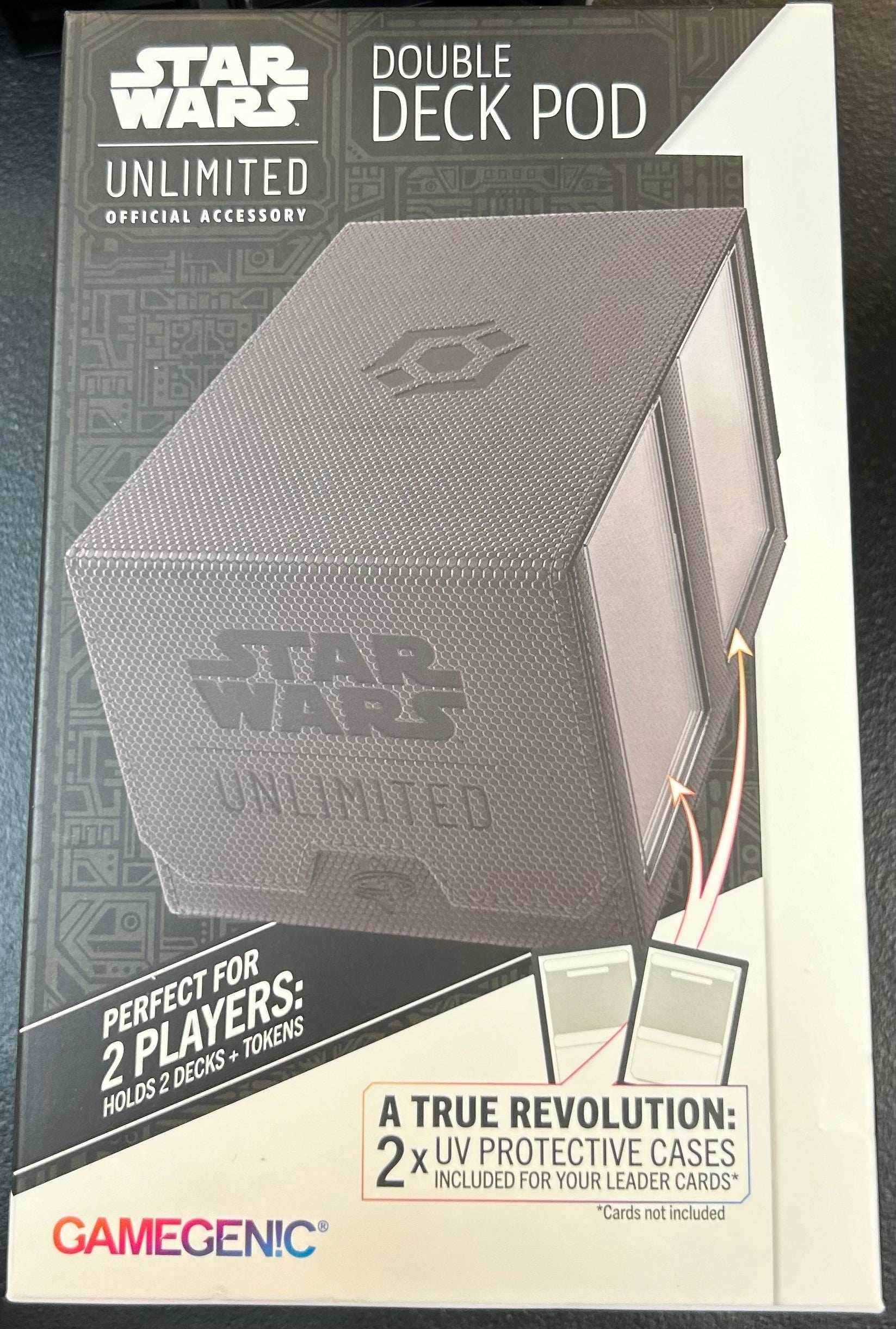 Star Wars Unlimited Official Double Deck Pod | New - Black