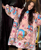 Tony Chopper One Piece Wearable Blanket Hoodie for Kids & Adults | OLM Toys