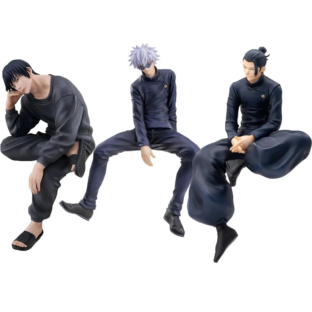 Fushiguro Toji Anime Figure Jujutsu Kaisen Action Figurines Sitting PVC Model Collectible Toy Gift
