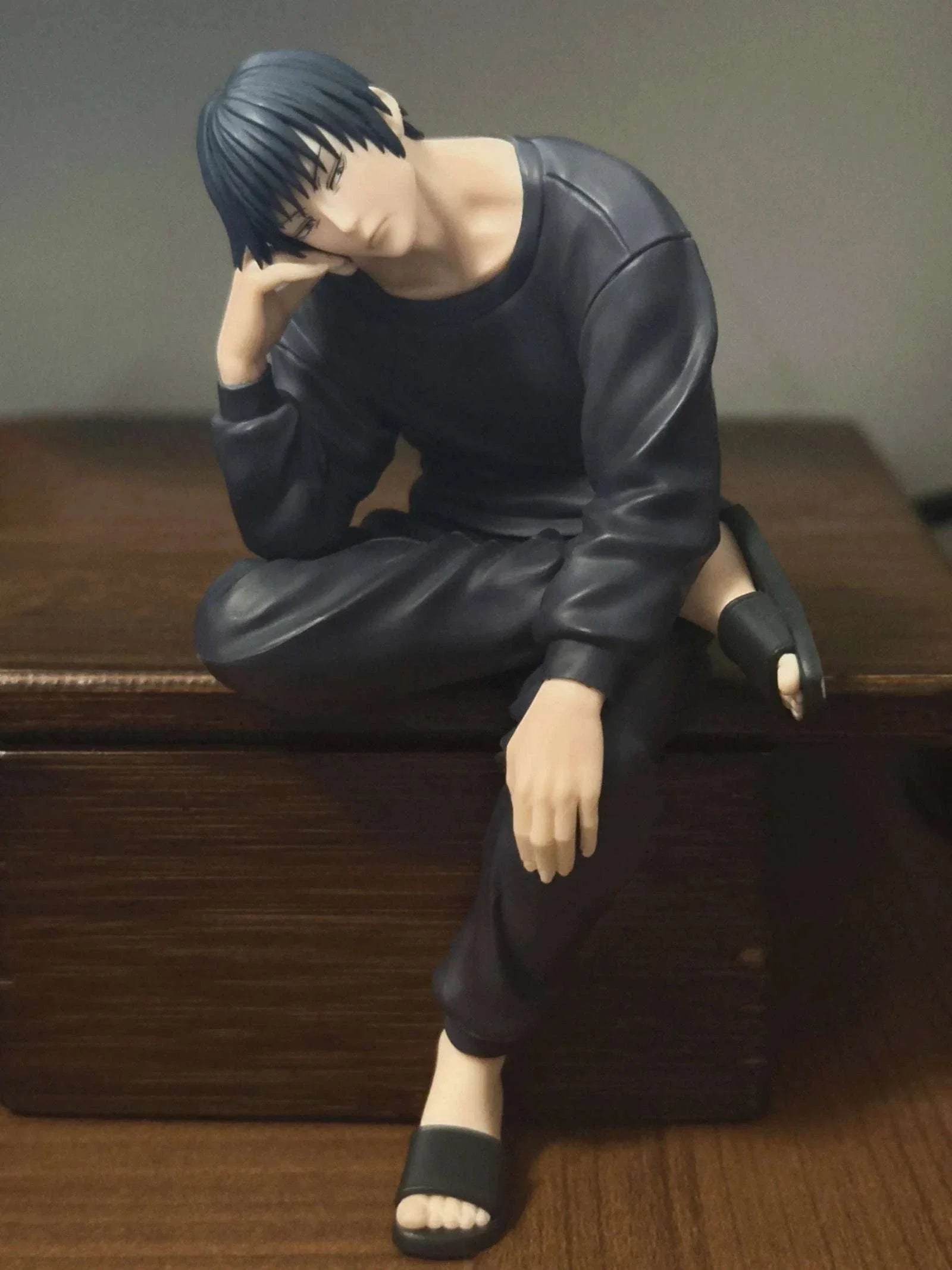 Fushiguro Toji Anime Figure Jujutsu Kaisen Action Figurines Sitting PVC Model Collectible Toy Gift