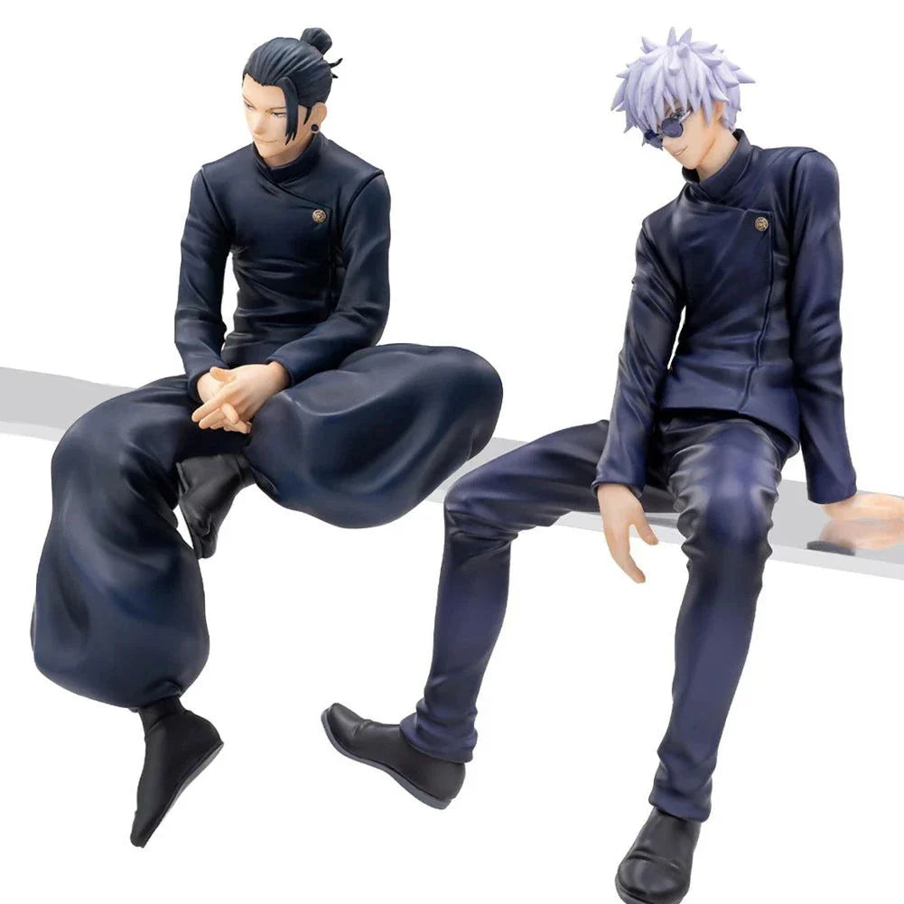 Fushiguro Toji Anime Figure Jujutsu Kaisen Action Figurines Sitting PVC Model Collectible Toy Gift