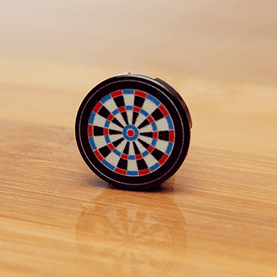 Dartboard - Custom Printed 2x2 Round Tile - 