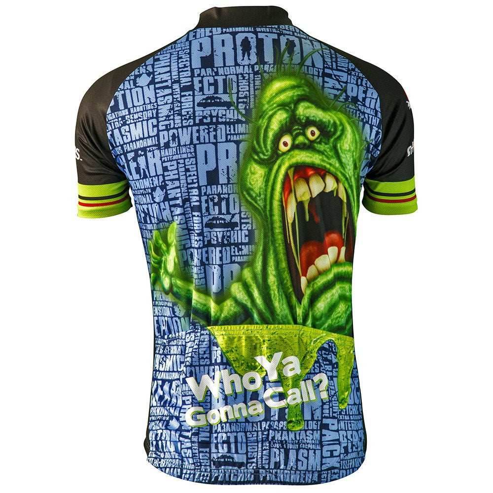 Ghostbusters Slimer Men's Cycling Jersey (S, M, 3XL) - Medium