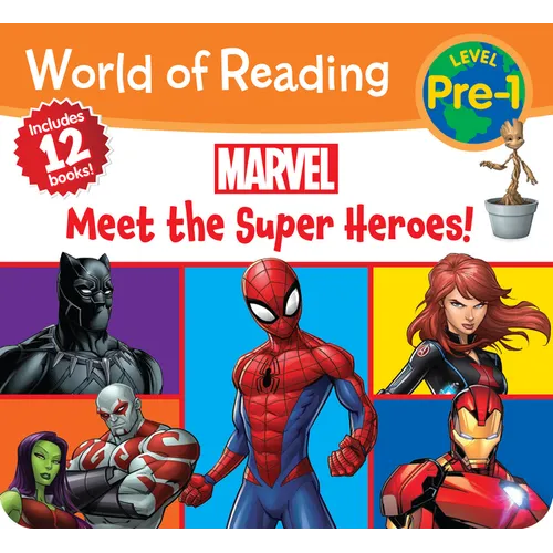 World of Reading Marvel: Meet the Super Heroes!-Pre-Level 1 Boxed Set