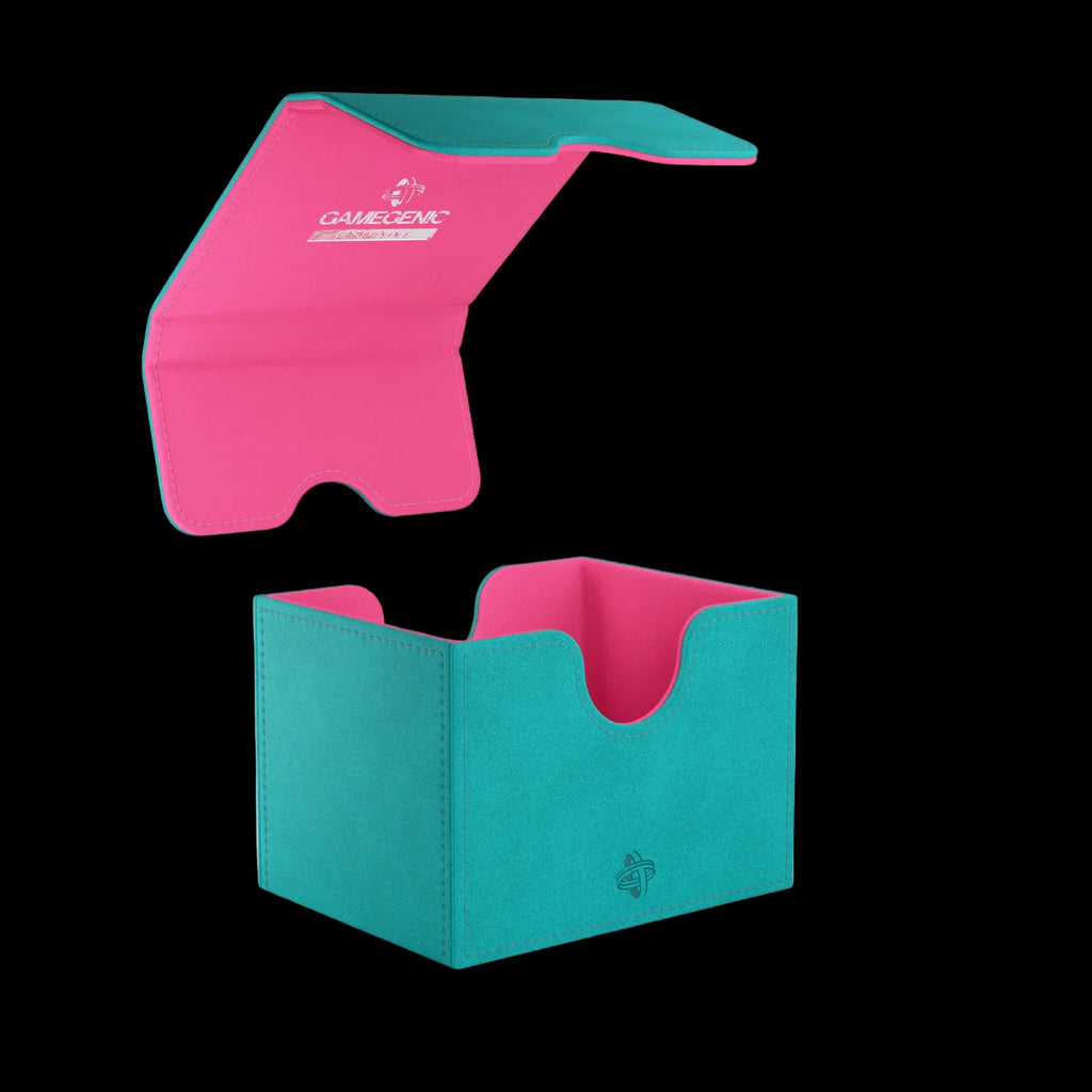 GameGenic: Sidekick 100+ XL Teal/Pink Deck Box