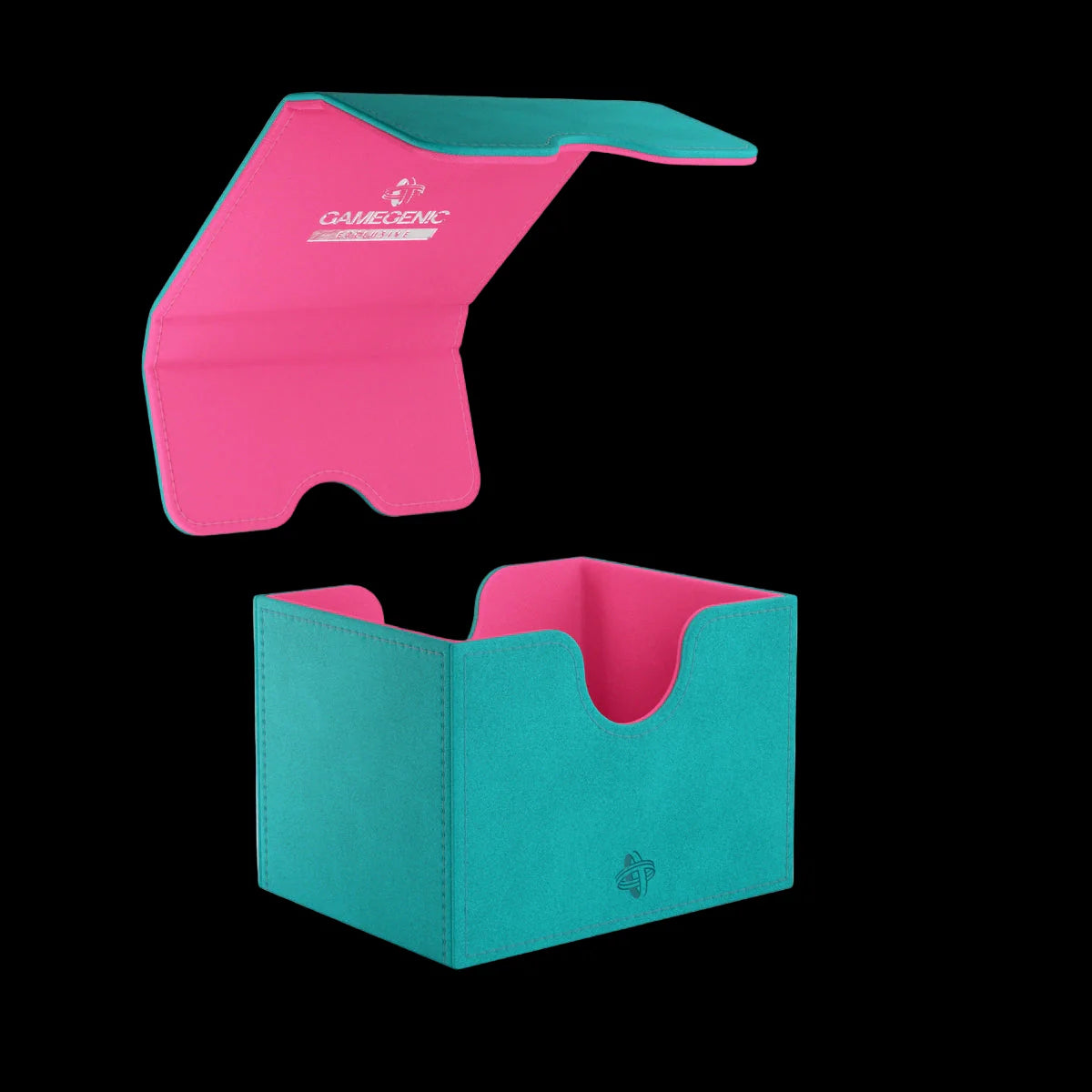 GameGenic: Sidekick 100+ XL Teal/Pink Deck Box