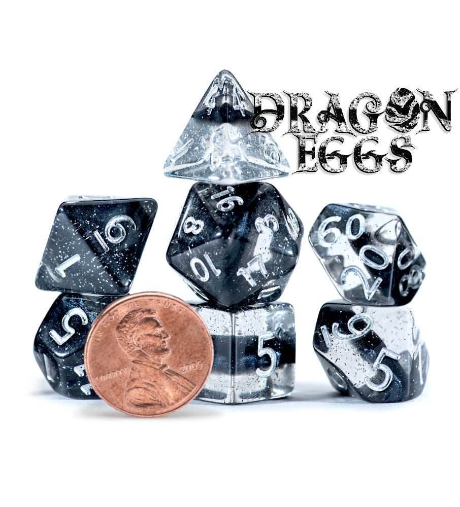 12mm Mighty Tiny Dice Set (7 Dice) - Dragon Eggs