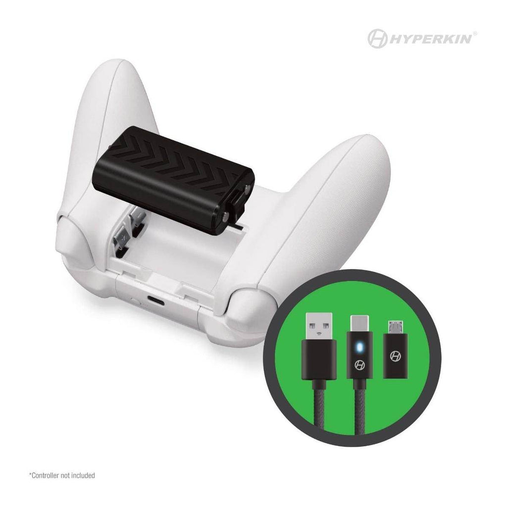Game N' Charge Battery Kit (Black) Compatible With Xbox Series X® / Xbox Series S®/ Xbox One - Role-Players